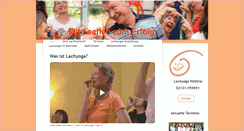 Desktop Screenshot of mit-lachen-zum-erfolg.de